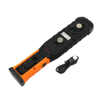 Lampa warsztatowa, latarka LED COB XPG wzmocniona obudowa 1100lm 5000 mAh, z powerbankiem, Teger-76500