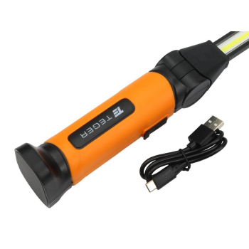 Lampa warsztatowa, LED COB łamana z przegubem 1120lm 4000 mAh, Teger-76505