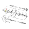 Nakrętka łożyska mechanizmu różnicowego C-330-77390