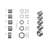 Komplet tulejek rozrusznika R-11 851.502.0 C-360-77944