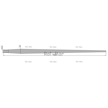 Ząb ładowacza 810 mm M22 prosty uniwersalny Tur-78020