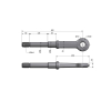 Ucho dyszla D-47 Fi40mm M36x2 Przyczepa-78300