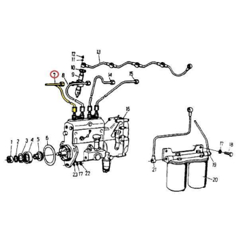 Przewód I cylindra C-360-79259