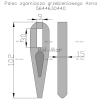 Palec zgarniacza grzebieniowego Anna-80360