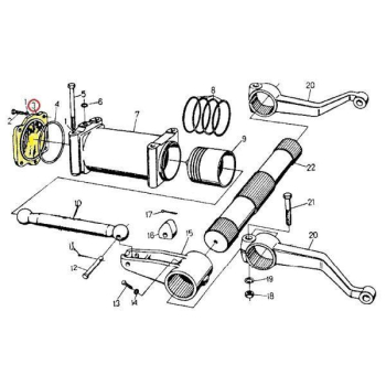 Pokrywa podnośnika hydraulicznego C-330-80727