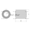 Tuleja gumowa 36x70x90 Claas-8107