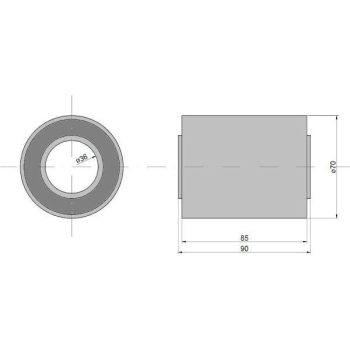 Tuleja gumowa 36x70x90 Claas