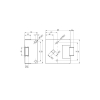 Zamek drzwi kabiny-lewy st.typ C-385-82445
