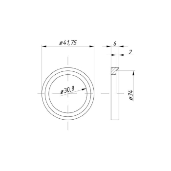 Gniazdo zaworu wydechowego nadwymiar 0,75 C-360-83181