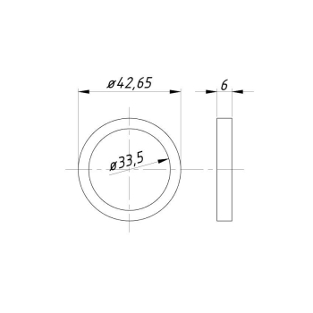 Gniazdo zaworu wydechowego nadwymiar 0,75 C-330-83320