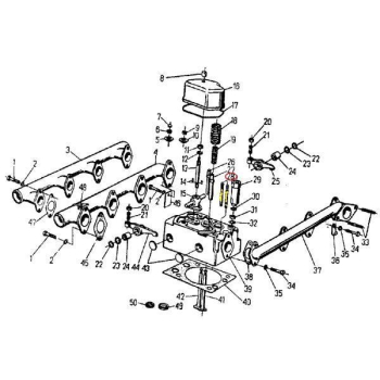 Śruba dwustronna wtryskiwacza C-360-83403