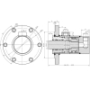 Cylinder ładowacza obrotu CJ5F80/45/320DGw Troll-83638