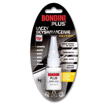Klej cyjanoakrylowy Bondini Plus 6g