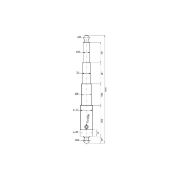 Cylinder HL-8 CT-S168-16-60/3/600 Przyczepa HL 8-83630