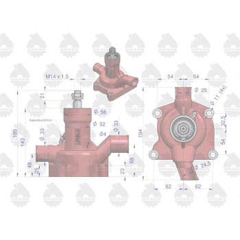 Pompa wody C-360 ORYGINAŁ URSUS-84559
