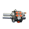 Rozdzielacz hydrauliczny dwusekcyjny (2) 40L sterowany joystickiem (na linki)