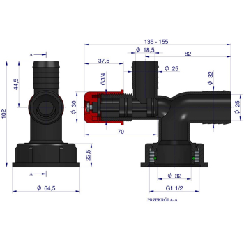 Zawór spustowy q-32 Opryskiwacz-85484