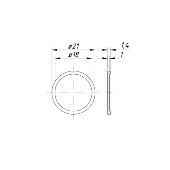 Membrana zaworu 0-104/07 fi 22mm Opryskiwacz-85523
