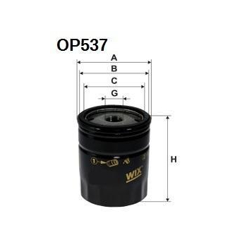Filtr oleju PP-2.1.1 PP211 PP-211 OP 537 Filtron