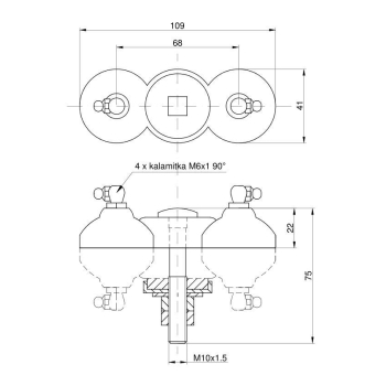 Łyżka targańca kompletna 610369 Mercator, Dominator 610322 Claas-85748