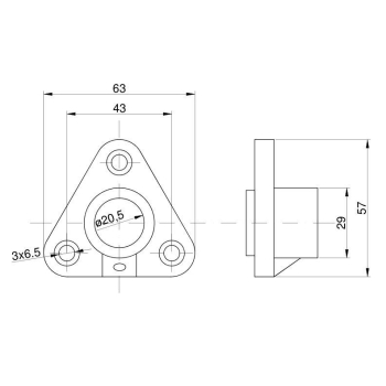 Obudowa 504519 800431.2 Dominator Claas-85770
