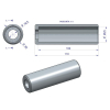 Tuleja zęba toczonego do regeneracji wideł do obornika 110mm TUR-86078
