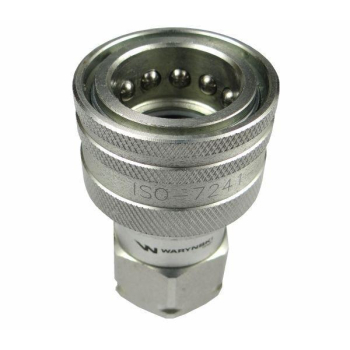 Szybkozłącze hydrauliczne gniazdo M14x1.5 gwint zewnętrzny EURO (9100814G) (ISO 7241-A) Waryński
