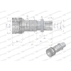 Szybkozłącze hydrauliczne gniazdo long M22x1.5 gwint zewnętrzny EURO (9100822GL) (ISO 7241-A) Waryński-86205