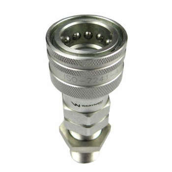 Szybkozłącze hydrauliczne gniazdo long M22x1.5 gwint zewnętrzny EURO (9100822GL) (ISO 7241-A) Waryński-86207