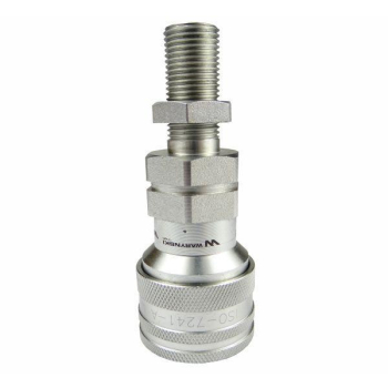 Szybkozłącze hydrauliczne gniazdo long M16x1.5 gwint zewnętrzny EURO (9100816GL) (ISO 7241-A) Waryński-86311