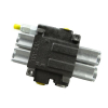 Rozdzielacz hydrauliczny 2-sekcyjny max przepływ 40L z zatrzaskami Waryński-86750