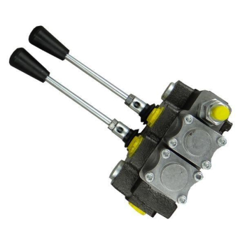 Rozdzielacz hydrauliczny 2-sekcyjny max przepływ 40L z zatrzaskami Waryński-86749