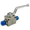 Zawór kulowy hydrauliczny 3-drożny M18x1.5 z otworami montażowymi-86951