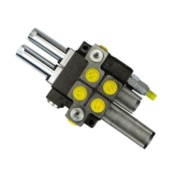 Rozdzielacz hydrauliczny 2-sekcyjny max przepływ 40L 1-sekcja pływająca - sterowany na linkę Waryński-86900