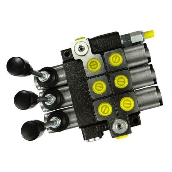 Rozdzielacz hydrauliczny 3-sekcyjny max przepływ 40L z zatrzaskami Waryński-86911
