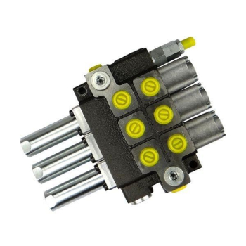 Rozdzielacz hydrauliczny 3-sekcyjny max przepływ 40L sterowany na linkę  Waryński-86915