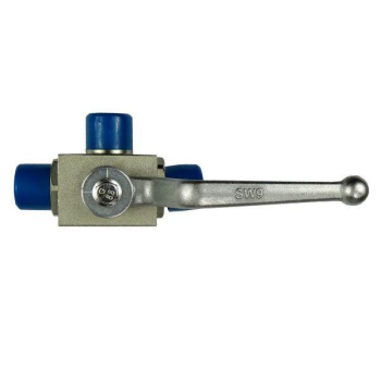 Zawór kulowy hydrauliczny 3-drożny M22x1.5 z otworami montażowymi-86953