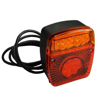 Lampa przyczepki diodowa LED bez oświetlenia tablicy W18U