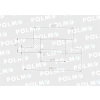 Uszczelka złącza standard Euro (  sprzedawane po 10 ) POLMO-88488
