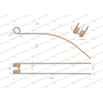 Palec zgrabiarka zastosowanie Niemeyer WARYŃSKI W-600014-88420