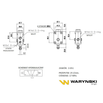 Zawór hydrauliczny ZSSV05X1 (Z-051) Waryński-89616