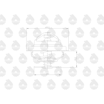 Termostat C-385 6-cylindrowy ORYGINAŁ URSUS-89630