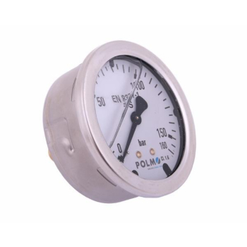 Manometr glicerynowy M63 0-160 bar tylne przyłącze G1/4" POLMO