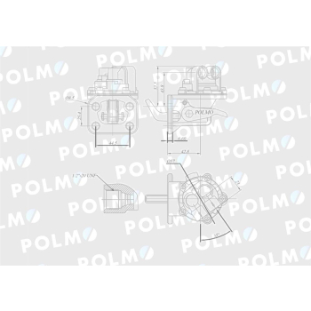 Pompa zasilająca 130300080739 POLMO-91184