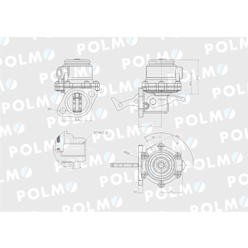Pompa zasilająca 12272156 POLMO-91209