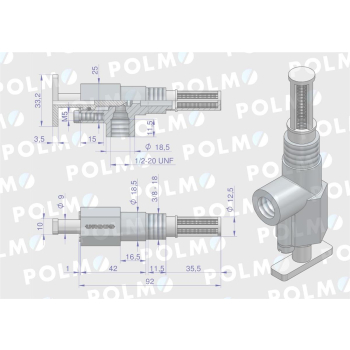Kran paliwa z sitkiem kompletny MF3 ORYGINAŁ URSUS-91265
