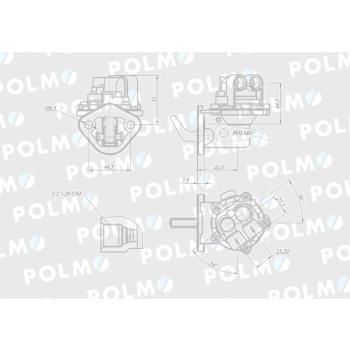 Pompa zasilająca 0011245U91 POLMO-91287