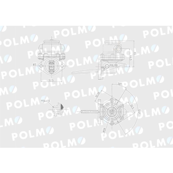 Pompa zasilająca 3055375R93 POLMO-91309