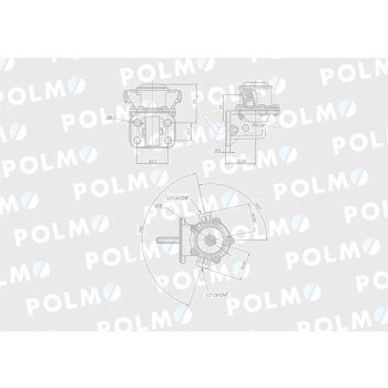 Pompa zasilająca 3118234R91 2641A074 POLMO-91314