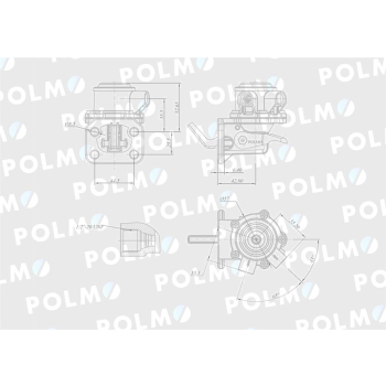 Pompa zasilająca 3639696M91 POLMO-91330